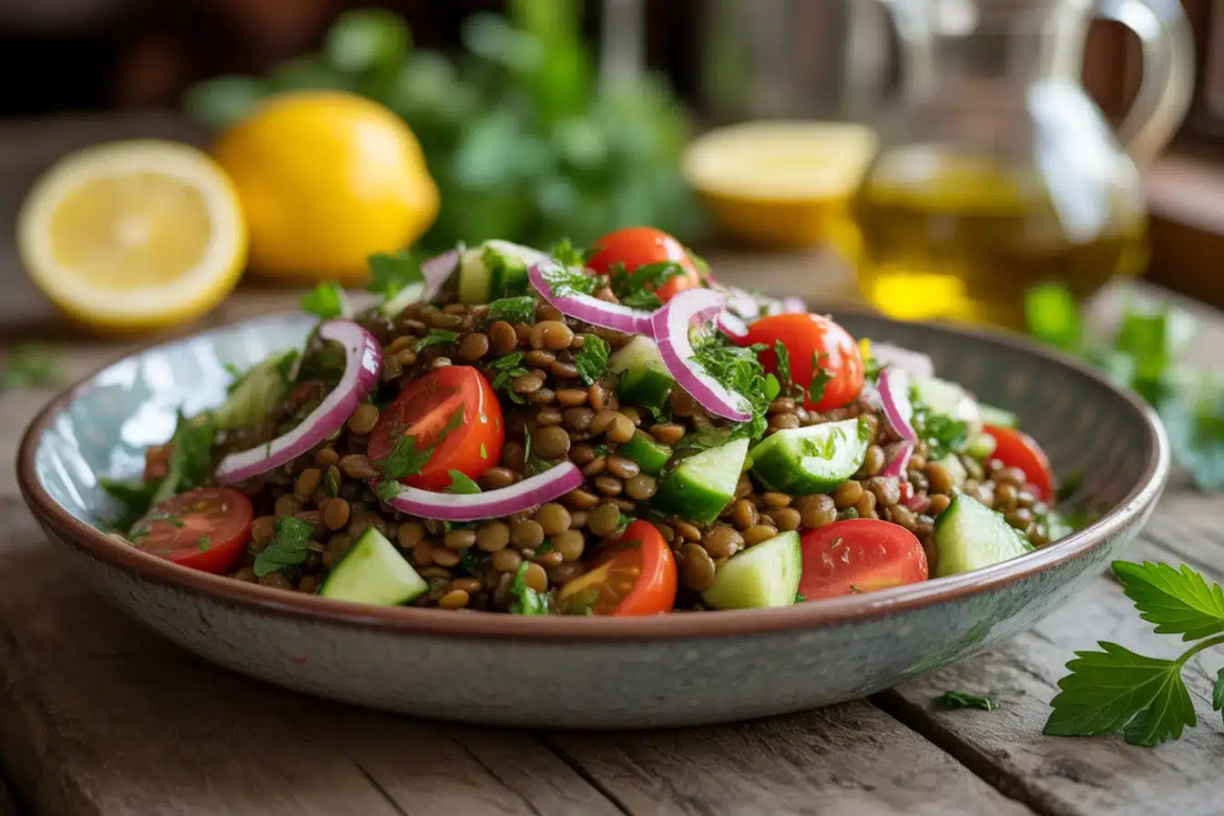 https://www.leschevresdugriffey.fr/wp content/uploads/salade de lentilles libanaise